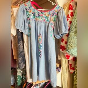 Chambray arroyo Isabella Mi Golondrina Dress